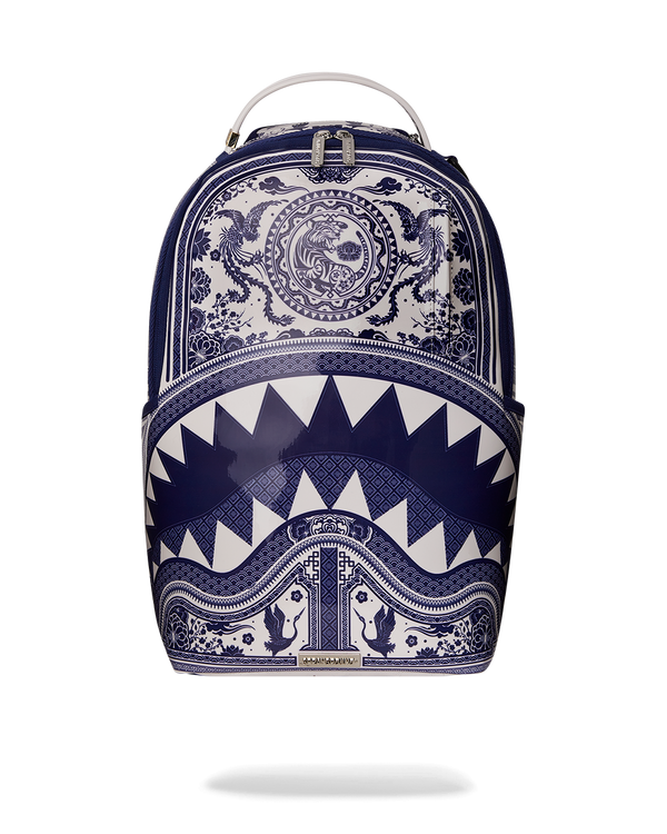 Porcelain Tiger Phoenix Shark Backpack