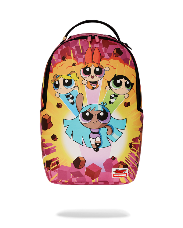Powerpuff Bustin Thru Dlxsv Backpack