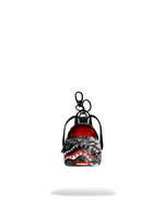 SCRIBBLE DRIBBLE CHECK BACKPACK KEYCHAIN