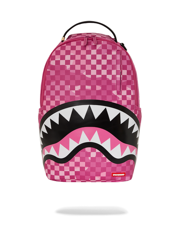 Pink Camocheck Backpack