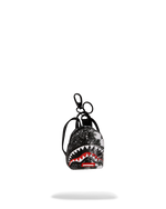 SCRIBBLE DRIBBLE CHECK BACKPACK KEYCHAIN