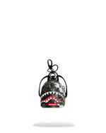 SCRIBBLE DRIBBLE CHECK BACKPACK KEYCHAIN