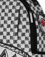 SCRIBBLE DRIBBLE CHECK BACKPACK