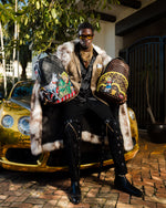 RICHIE RICH PAINT THE SHARK GOLD BACKPACK