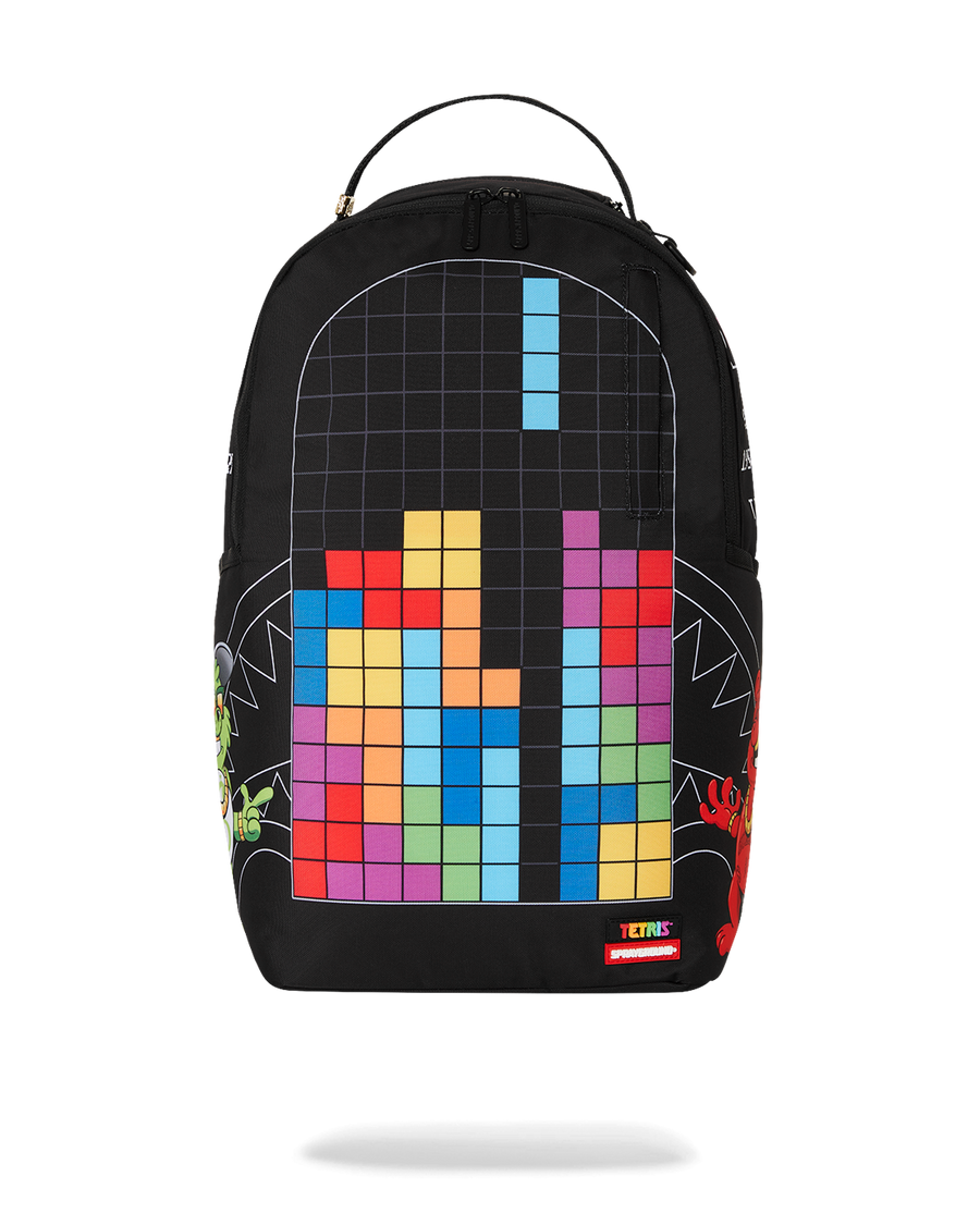 Tetris With Diablo And Money Bear Backpack