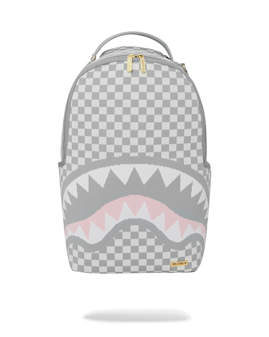 Knit Sharks In Paris In Cream Dlx Backpack