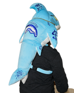 Stuffed Savage Hoody Backpack Shark - image 12