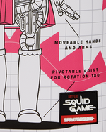 Squid Game Collab Robot Girl Backpack - image 13